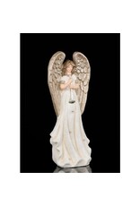 22"H LED LIGHTED ANGEL W/HORN