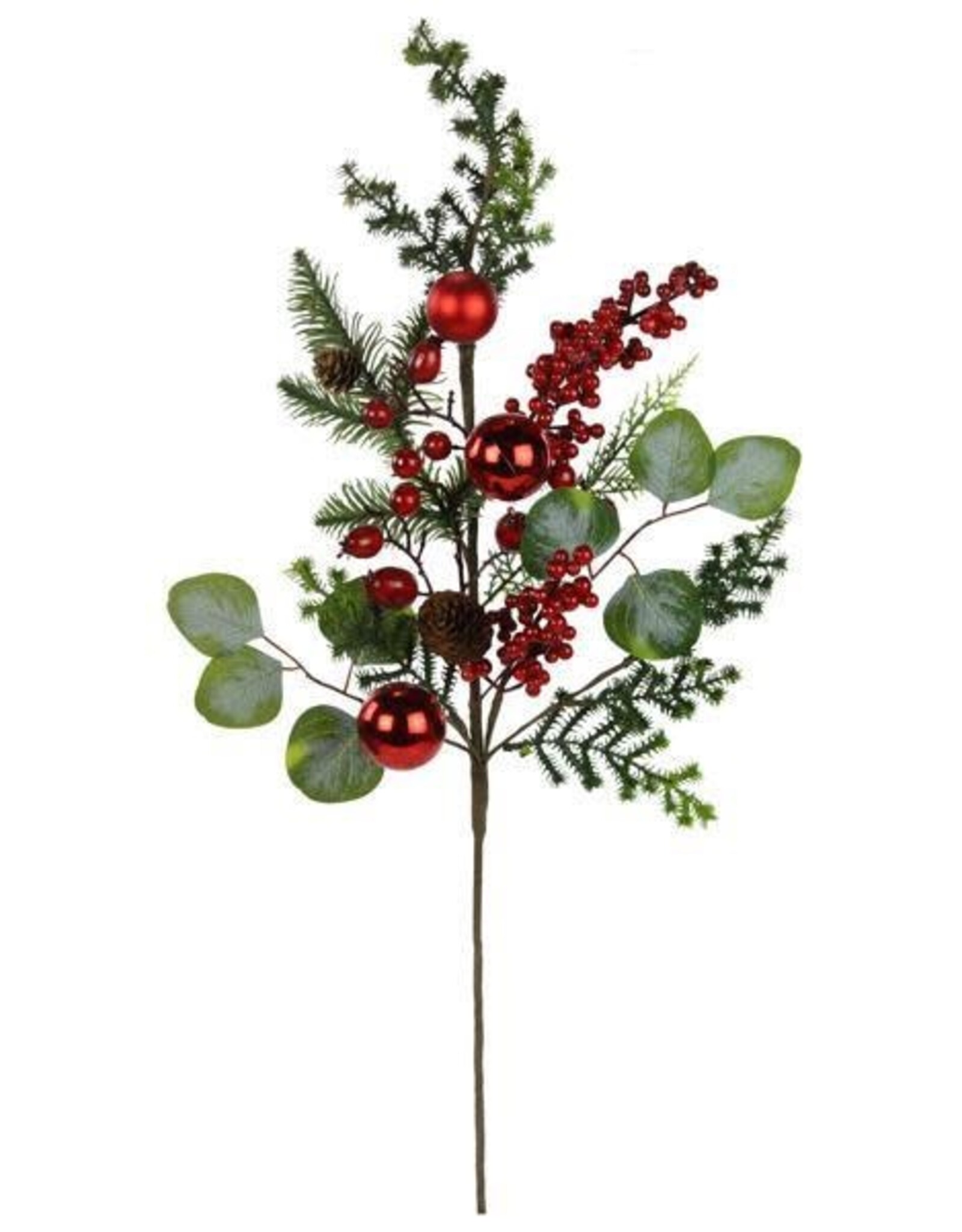 29.5"SPRAY W/PINE/EUCLYPTS/BERRY