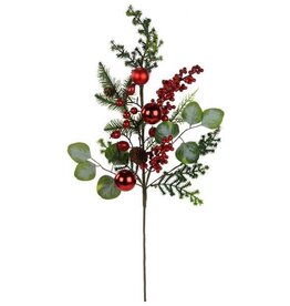 29.5"SPRAY W/PINE/EUCLYPTS/BERRY