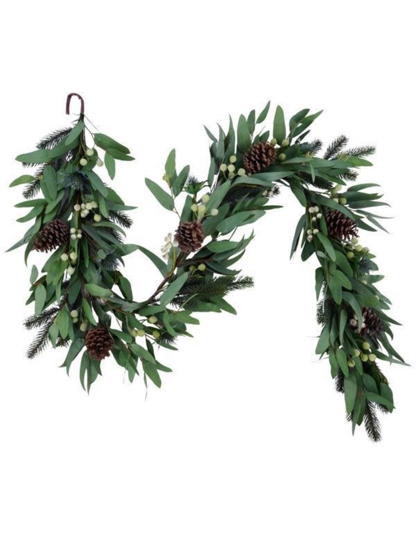 6"L EUCALYPTUS/BERRY/PINE GARLAND