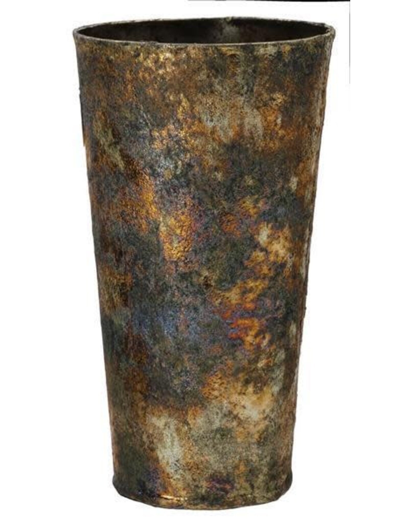 8.75"H X 4.75"DIA IRON VASE