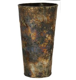8.75"H X 4.75"DIA IRON VASE