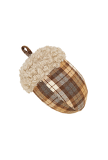 Plaid Acorn Pillow - Poly Filled