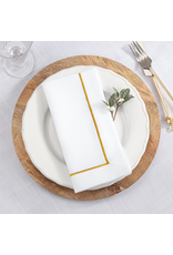 Embroidered Line Design Napkin