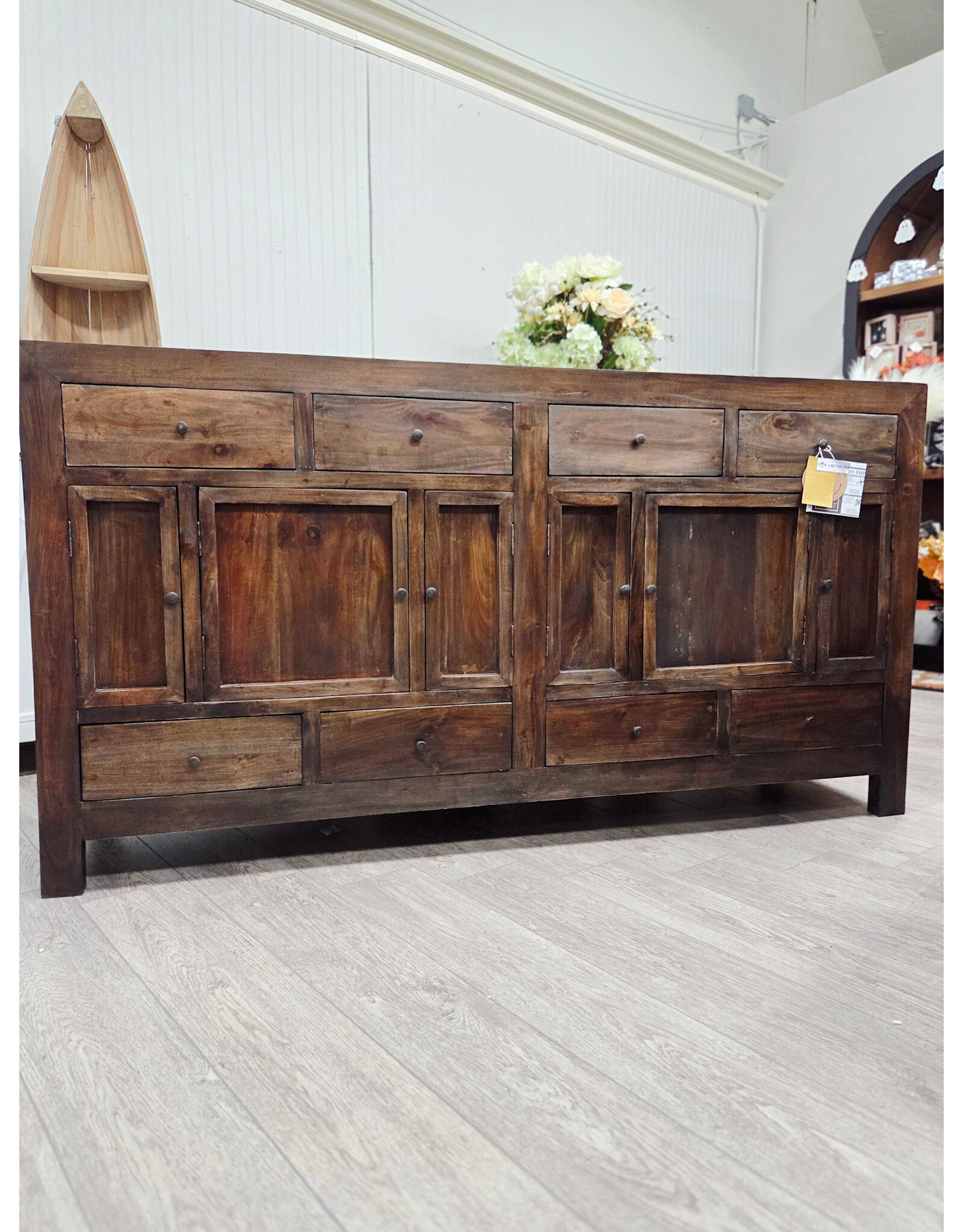 CAB374 SO Modern Sideboard 6drs/8drw 71.2x18.8x38.2"H