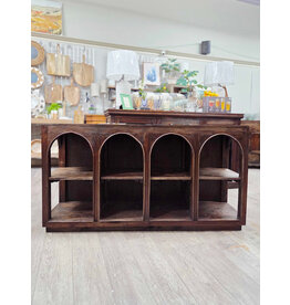 CAB636 Florence Open Display w/Adj Shelf 62.6x17.3x33.1"H