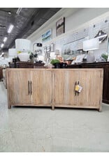 CAB601 Trenton Crdenza 4flat panel drs 79.8x16.1x36.2"H