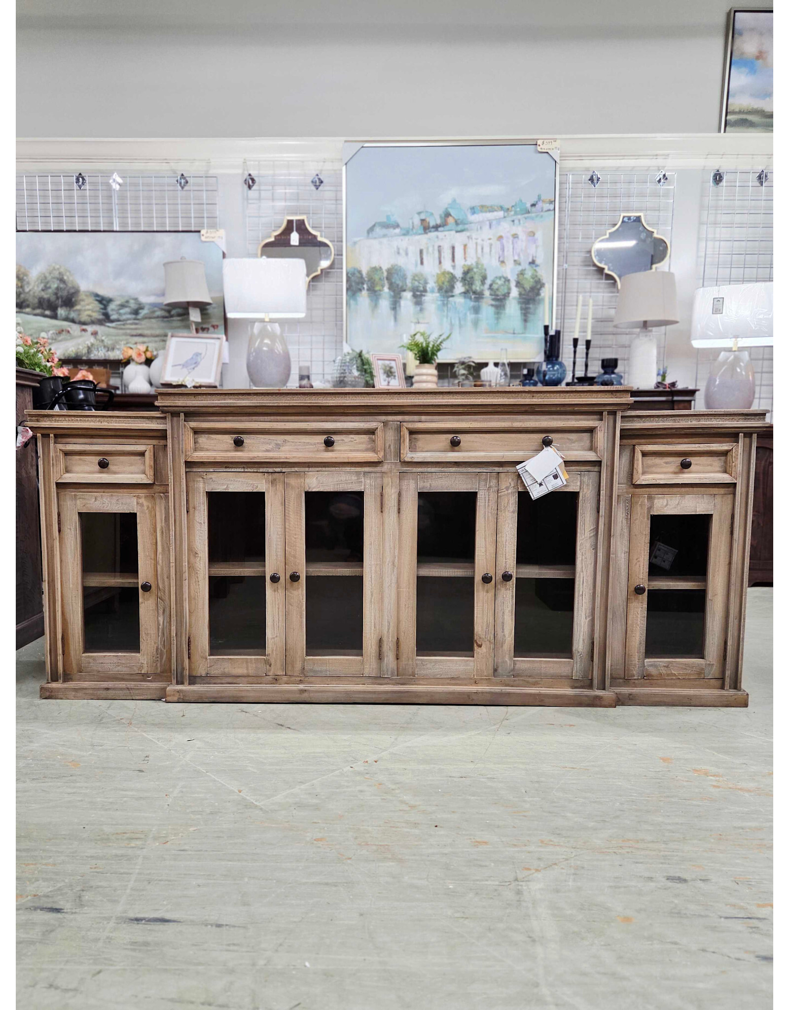 CAB618 Yorkshire Credenza 87x17.7x38.2"H