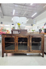 CAB593-SO Urban Glz Sdboard 3GD Bar Handls Wd Legs  60.2x20.1x33.8"H