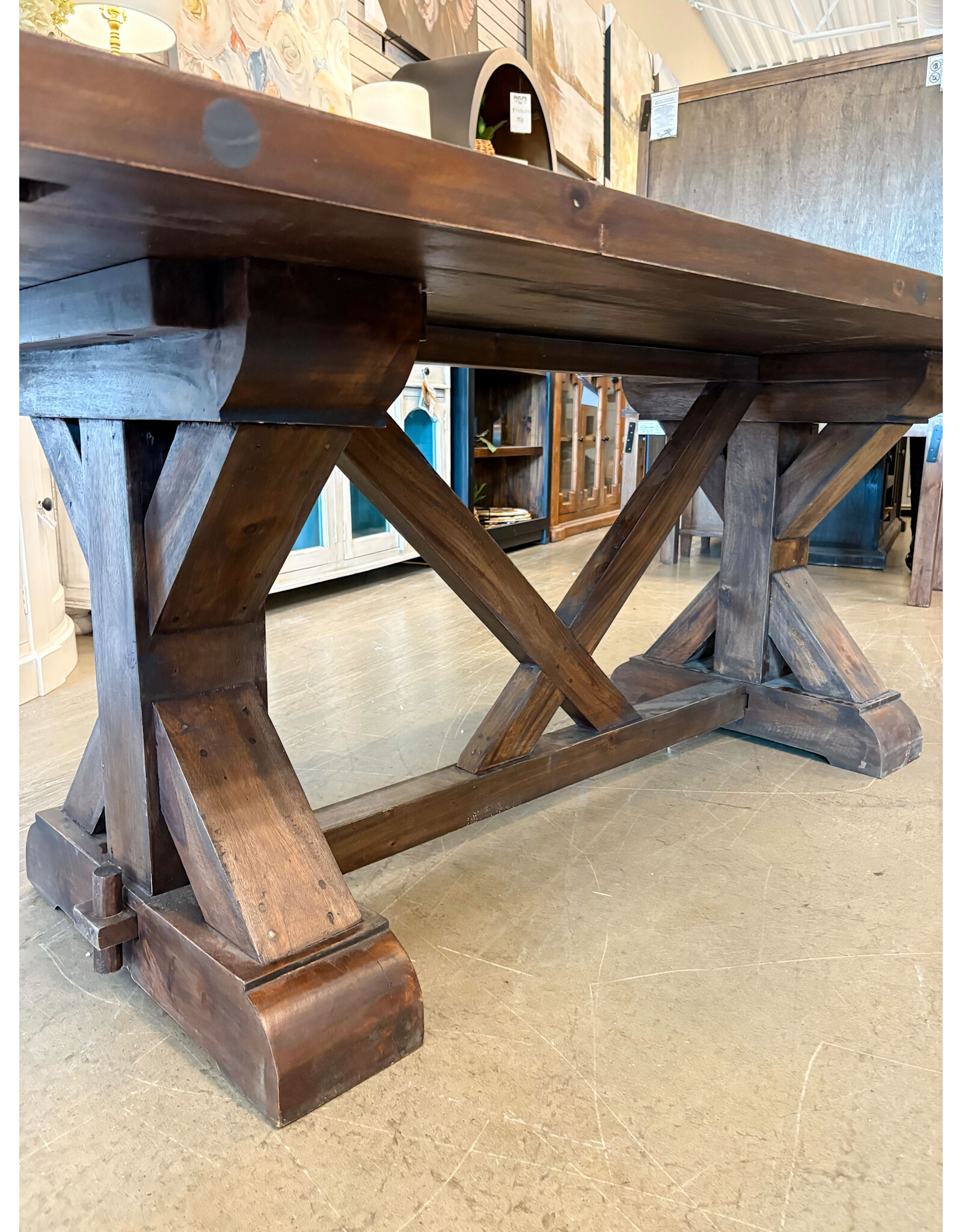 TAB2278 SO5 Dining Table Ebony 39.25x84x30.25"