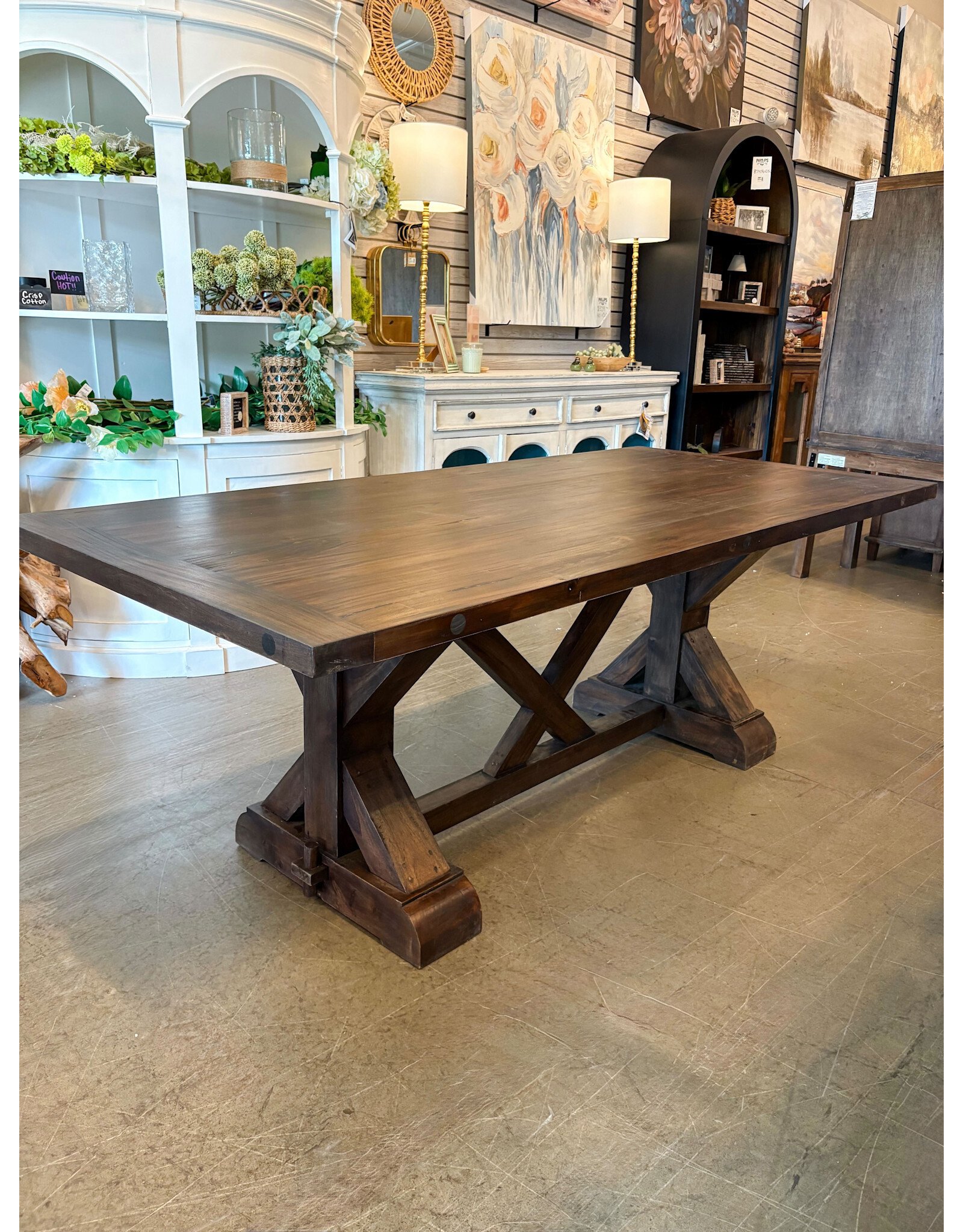 TAB2278 SO5 Dining Table Ebony 39.25x84x30.25"