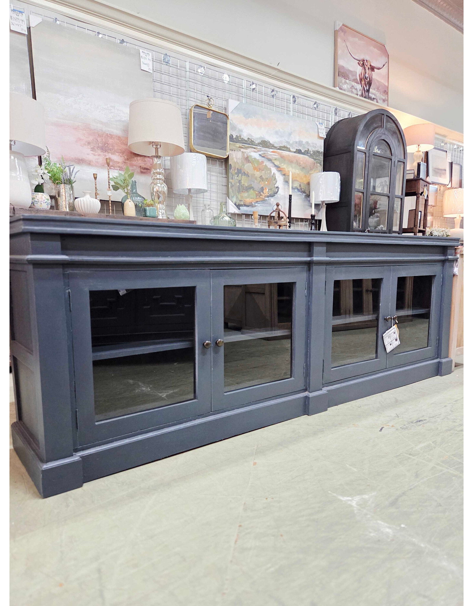 CAB487 Alexander Low Glzd Crdnza 4GD 93.7x18.1x33.1"H