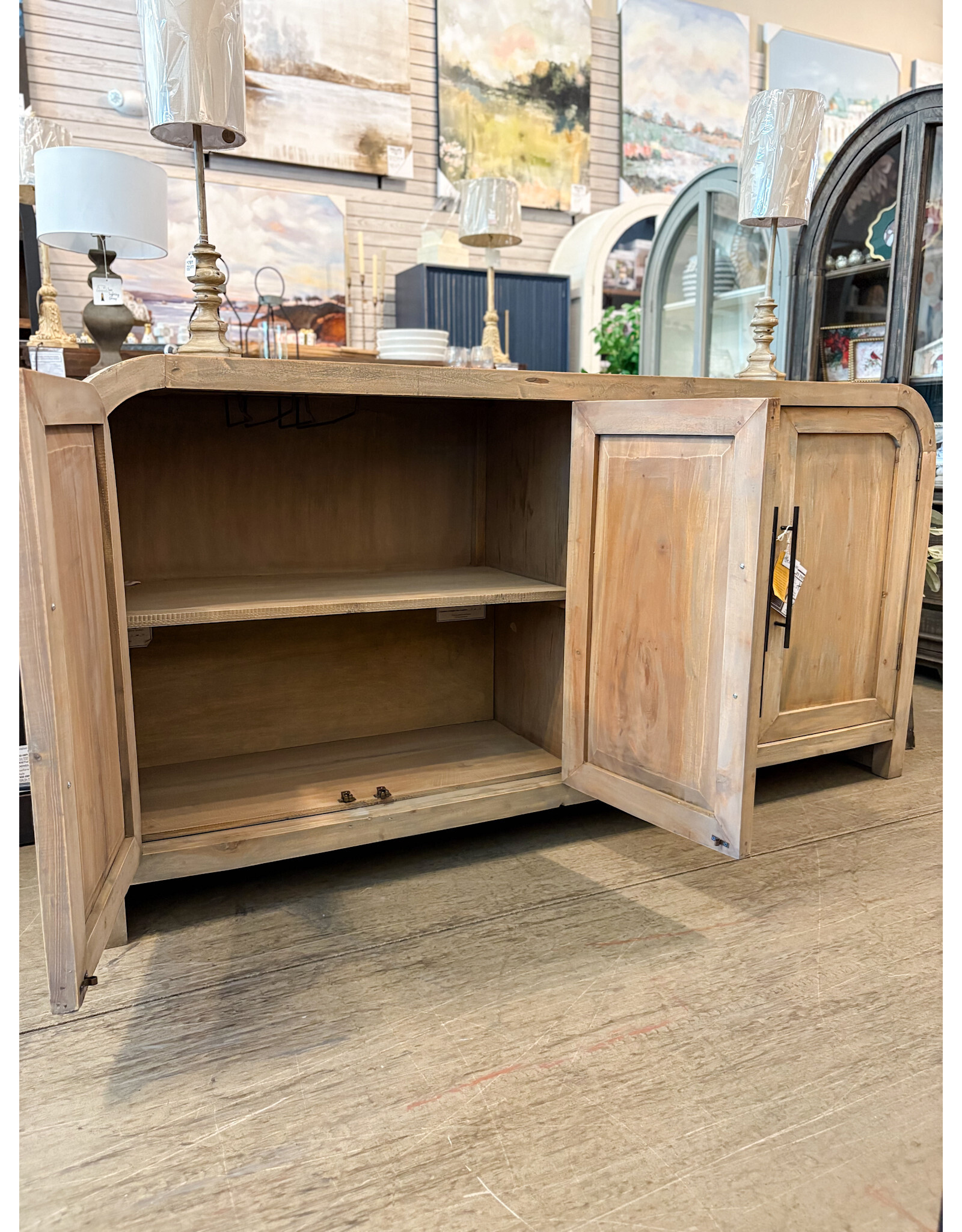 CAB394 SO Soho Credenza 71.2x18.8x36.2"H