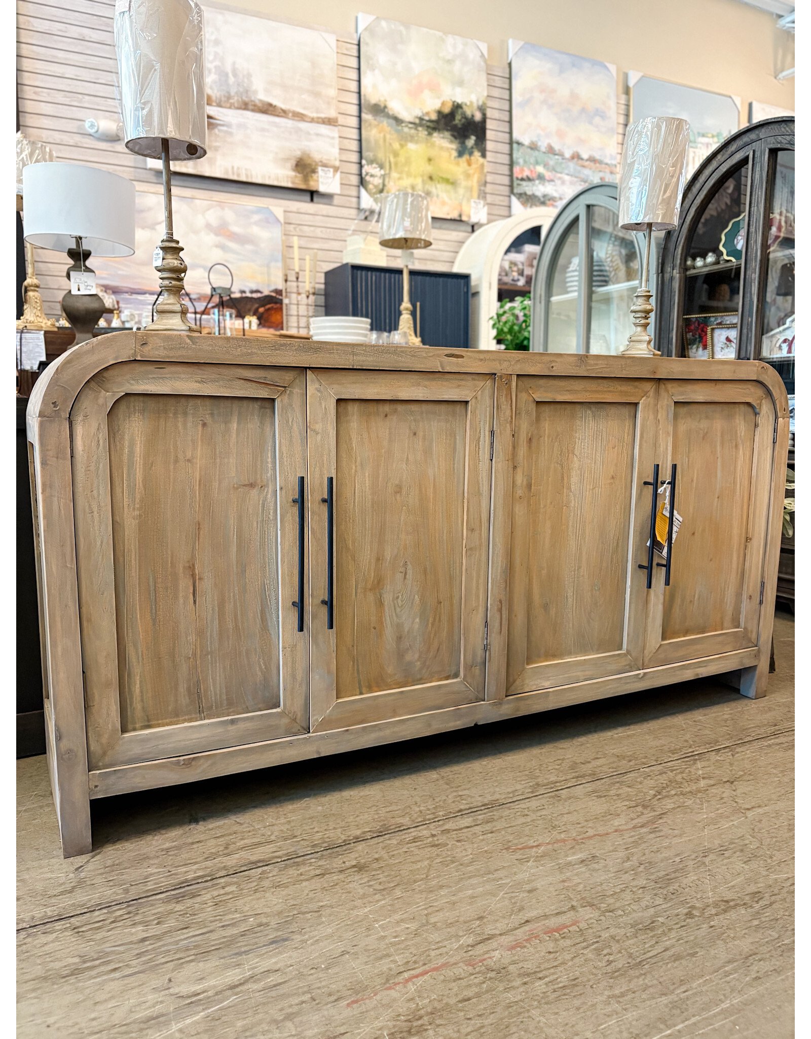 CAB394 SO Soho Credenza 71.2x18.8x36.2"H