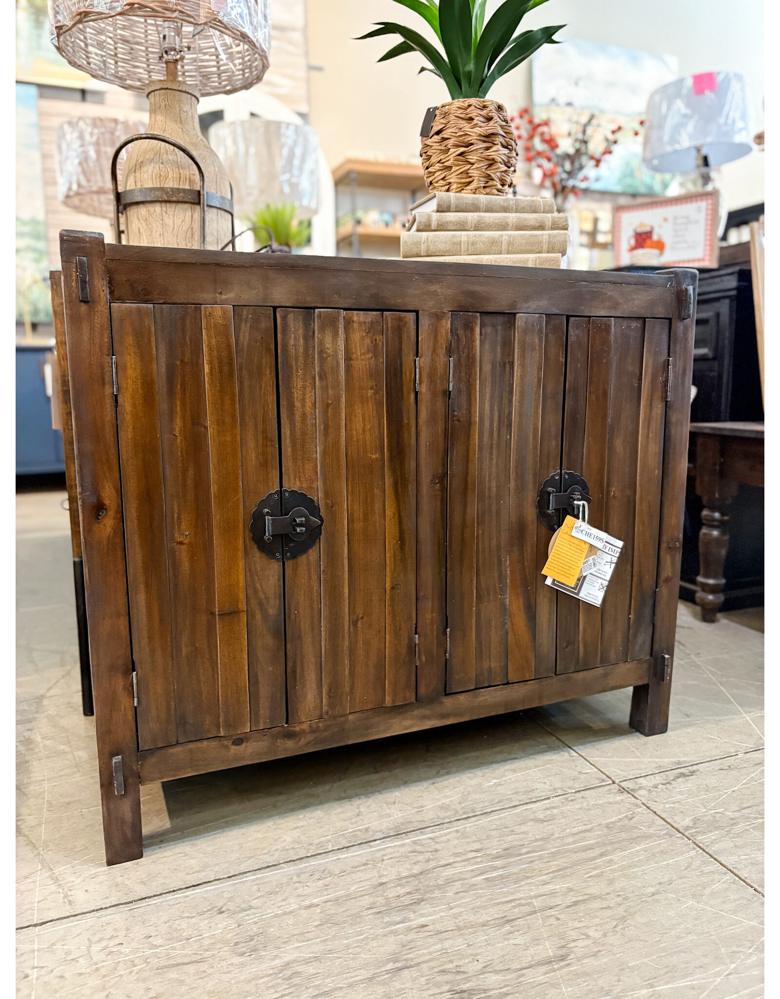 CHE159 Old City Table 4dr Panel Accent 37.7x19.2x31.8"H