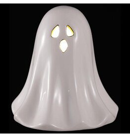 4.5" Battery Operated Ghost With Light White AFZ515-WH