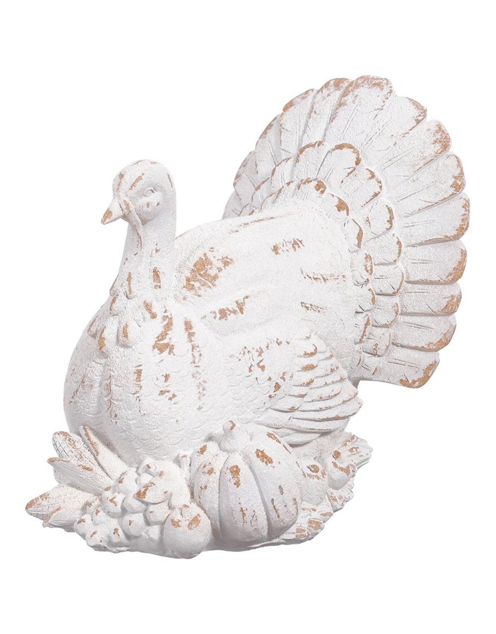 14" Turkey  White Antique AFZ652-WH/AT