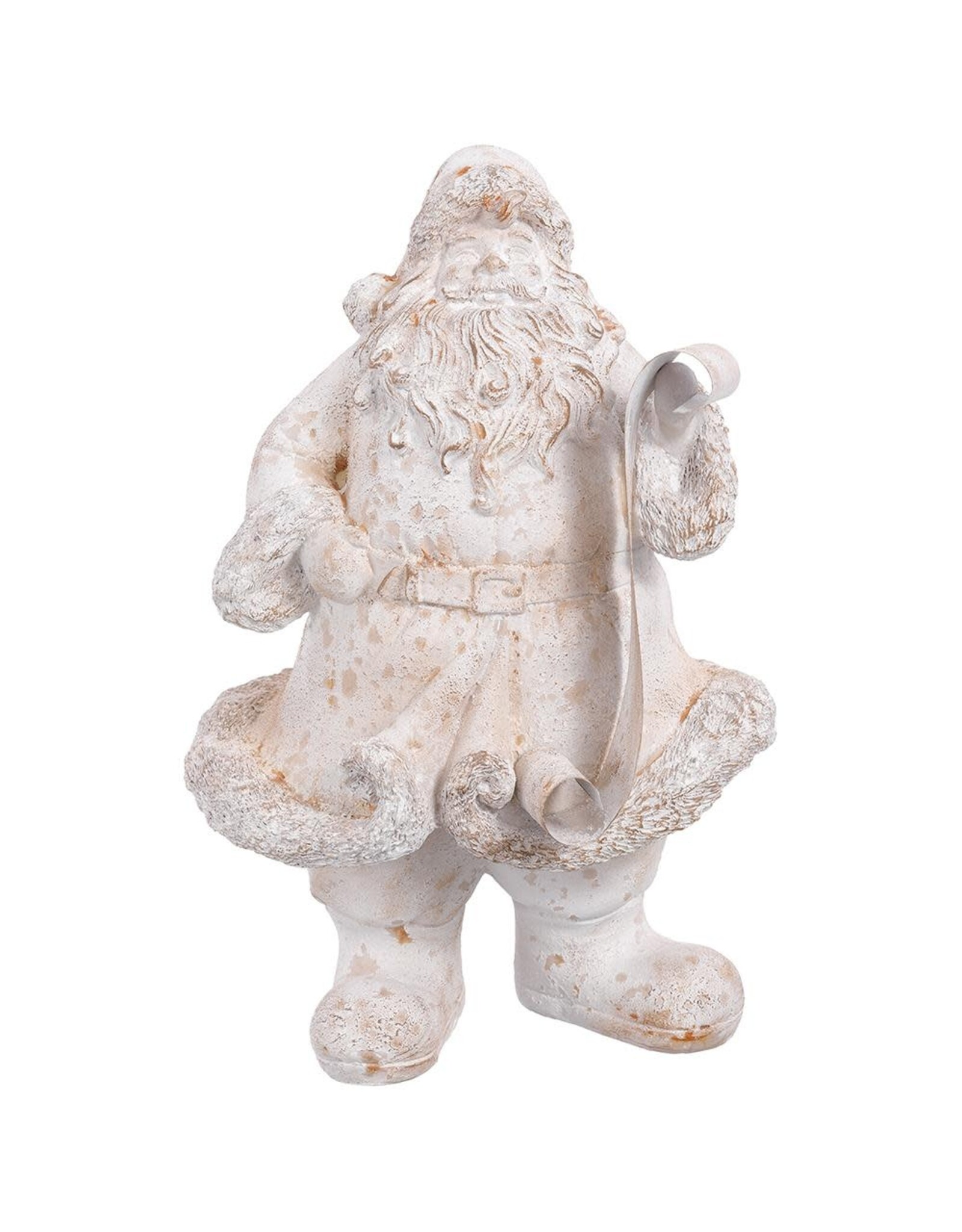 13" Santa  White Antique XSS297-WH/AT
