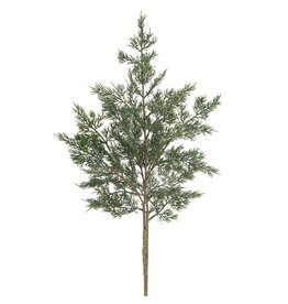 34" Glittered Cedar Spray YSC612-GR