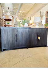 CAB601 Trenton Crdenza 4flat panel drs 79.8x16.1x36.2"H