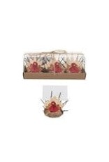 3-1/4"L x 3"H Foam Turkey w 12 Place Card Holders