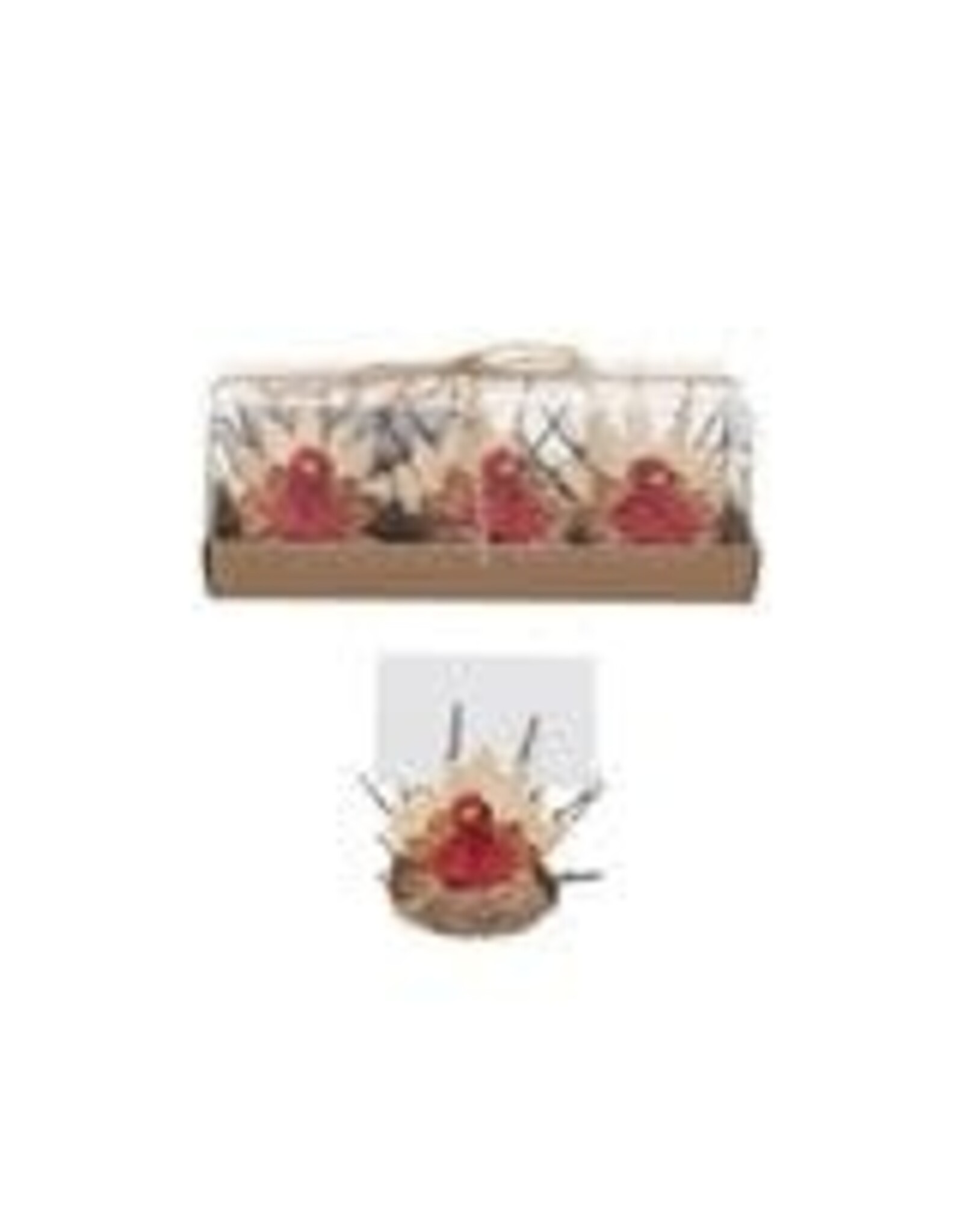 3-1/4"L x 3"H Foam Turkey w 12 Place Card Holders