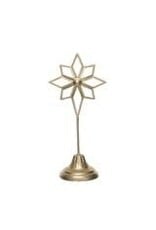 4-3/4"L x 3-1/4"W x 10-1/4"H Metal Star On Stand