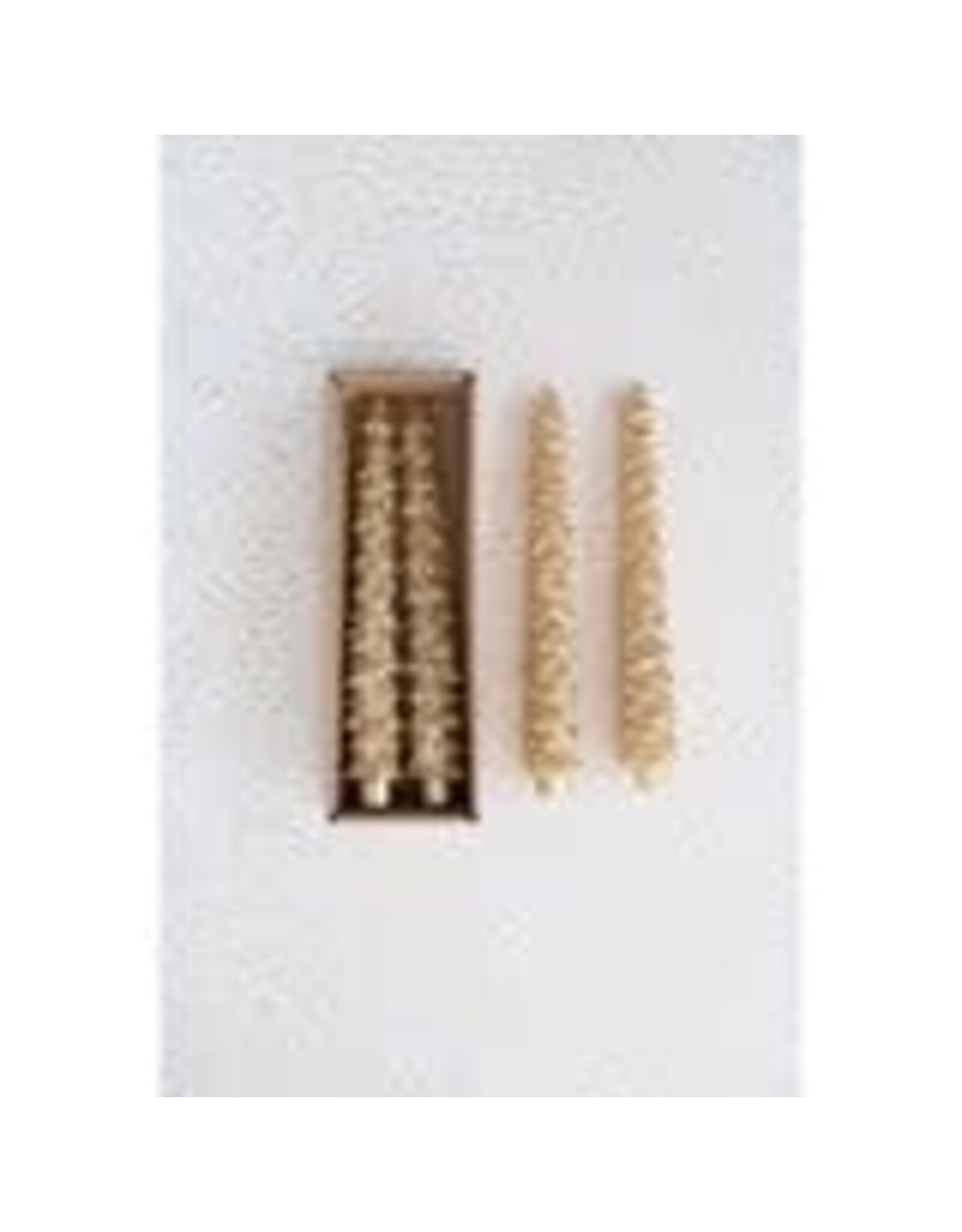 S/2 10"H Unscented Tree Shaped Taper Candles In Box, Gold