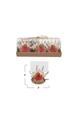 3-1/4"L x 3"H Foam Turkey w 12 Place Card Holders