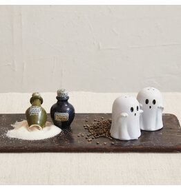 S/2 1-3/4" Round x 4"H Stoneware Potion S & P Shakers