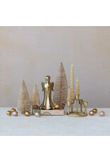 6"R x 5-1/4"H Aluminum Advent Taper Holder, Gold Finish