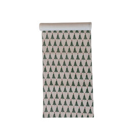 72"Lx14"W Cotton Cloth Printed Table Runner w Christmas Tree