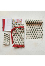 72"Lx14"W Cotton Cloth Printed Table Runner w Christmas Tree