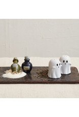 Stoneware Ghost Shaped Salt & Pepper Shakers, Set/2  hx1895