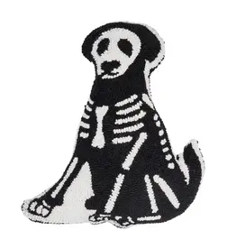 Dog SkeletonShaped Hooked Pillow