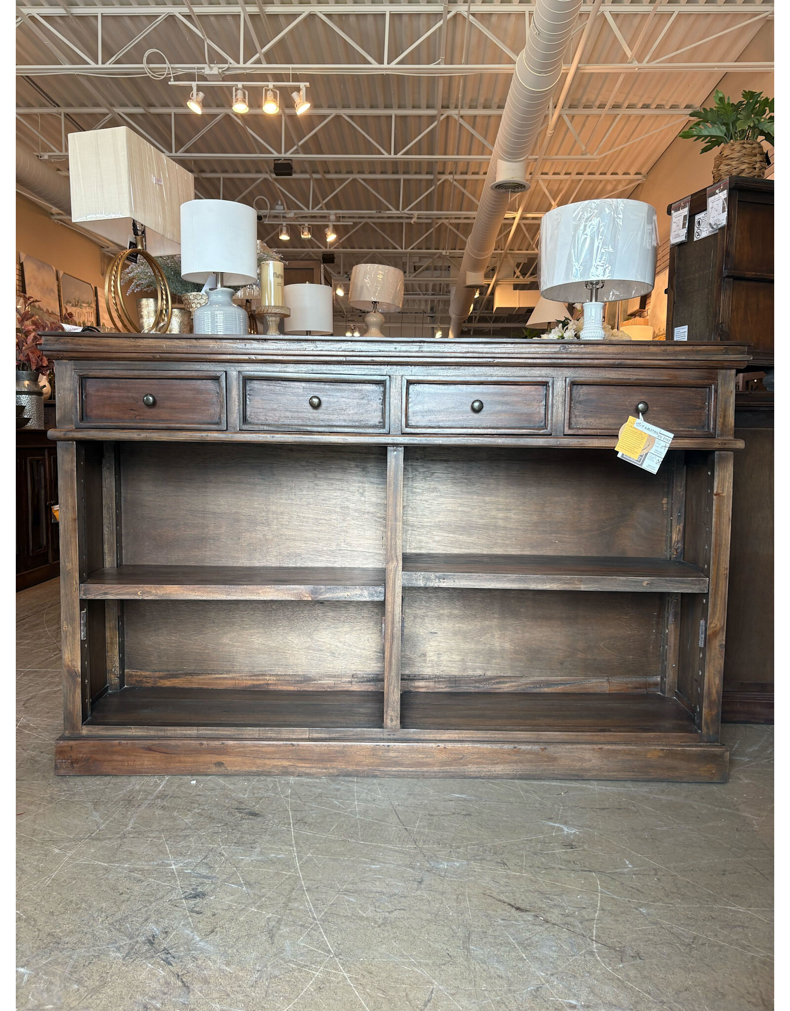 TAB375 Sheffield Sdbrd w/Adjs Shelf 4Drw W/RG 72x15x46.1"H