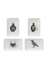 Stoneware Dish w/ Halloween Image, 4 Styles HX1875A