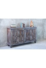 CAB1749 Sideboard 4 Raised Panel Doors 65.7x16x38"H