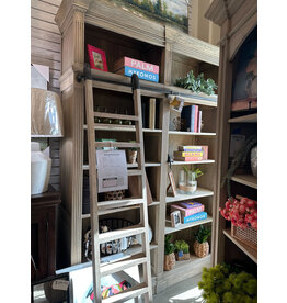 CAB1377-2SK Farmer Book Case 2 Column 68 1/8x17 3/4x93H