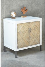 CAB322 Cabinet w/inlay doors 32.5x20.1x34.2"H