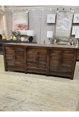 CAB634 Modern Credenza 6Panel Doors 80.7x20.1x33.8"H