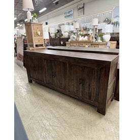 CAB633 Hilton Credenza 6Panel Doors 79.5x18.1x33.1"H