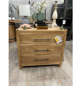 TAB391 Bridgeport Accent Table 3drw w/RG 34.2x18.1x31.2"H