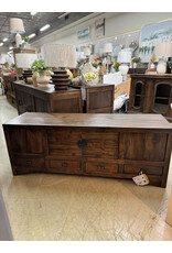 CAB635 Old City Credenza 2Panel Drs 4drw w/RG 62.2x17.7x23.6"