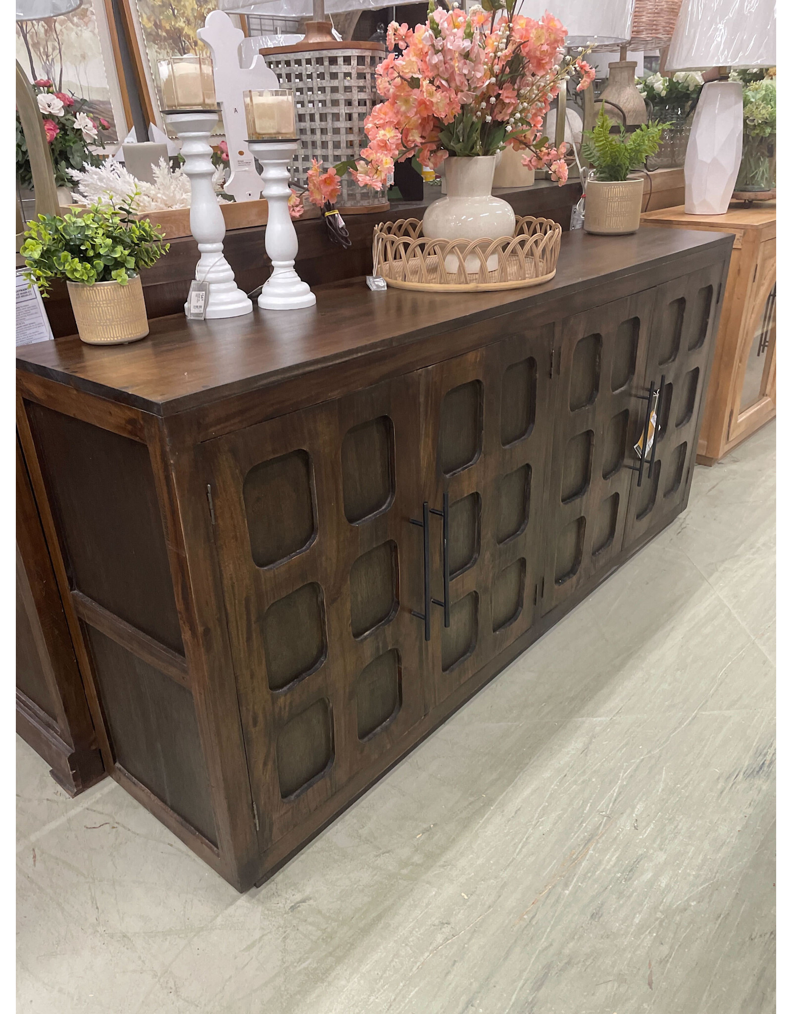 CAB613 Jasper Credenza 4 Doors 76x17.7x37"H