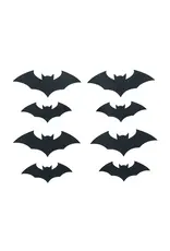 7 x 3, 9 x 4 Paper Bats 16pcs 50447