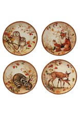 Pine Forest Fall Dinner Plate 10.5" 4 styles 37200