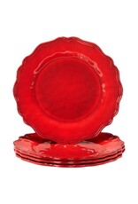 Isabella Red Melamine Dinner Plate 11in 31711