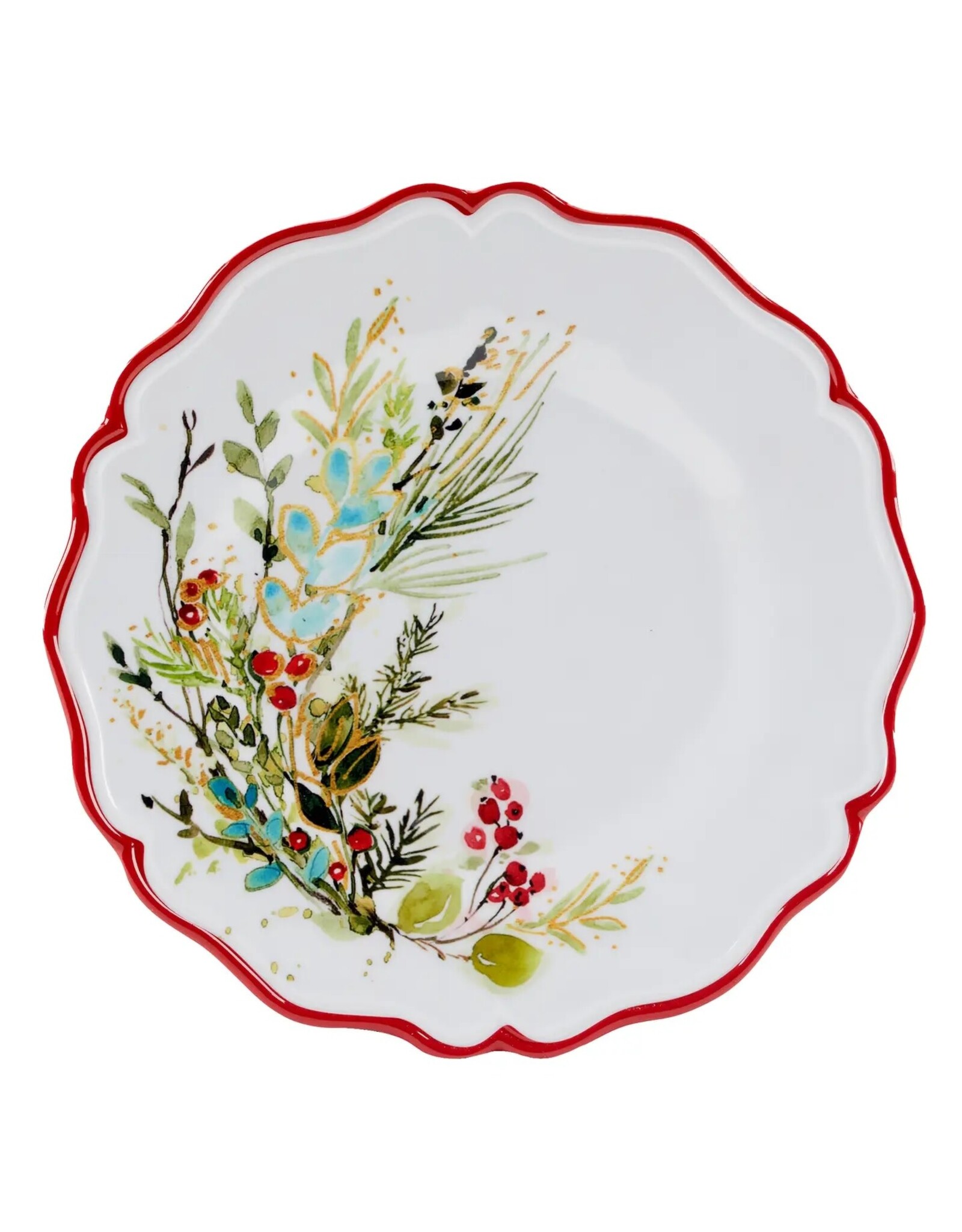 Christmas Gatherings Melamine Salad Plate 9in 31701