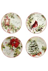 Silent Night Christmas Dessert Plate 9in  4 styles. 28971